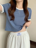 Brand New Women's T-Shirt O-Neck Short Tee Women T-Shirt Woman T Shirt Tops Tees Slim Bottom Young Style Shirts For