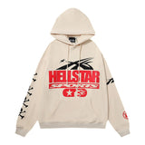High Street Ins Minority Retro Print Letters Loose Hooded Sweaters For Men And Women In Autumn And