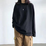 bear sweatshirt women college style round neck loose pullover hoodie spring and autumn fun bear print long-sleeved