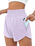 Women's Sports Shorts Quick-Dry Loose Leisure High-Waist Side Zipper Fitness Yoga Three-Point