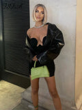 Strapless Mini Bodycon Dress Women Black 2022 Summer Sexy Sleeveless Y2K Party Dresses Elegant Club Outfits