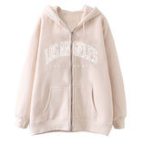 Style Lazy Cardigan Hoodie 2024 Spring And Autumn Oversize Zipper Jacket Couple