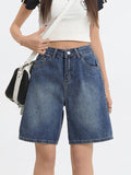 vintage denim bermuda
