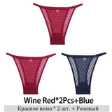 Transparent Floral Lace Panties Women Low-Waist Underpant Hollow Out Thong Female G-String Underwear Lingerie