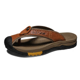 Zingj Baotou Flip-Flops Flip-Flops Sandals Male Breathable Light Dad Slippers Daily Household Casual Shoes Korean