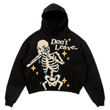 Zingj Unisex Hoodie Tops Street Hip Hop Letter Print Pullover Jacket 11282003 211-0-Outfit