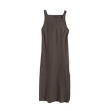 New Spring Holiday Style Forked Suspender Dress