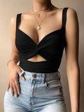 Sexy Women Sleeveless Short Crop tops Ladies Vest Casual Tank Top Women's Tube Top Female Black