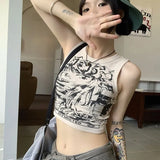 Zingj I-Word Small Vest Sling Female Summer Sweet And Spicy Outside Wearing Pink Hot Girl Sleeveless Short Sports
