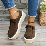 Zingj Women's Shoes 2023 Autumn New Short Boots Muffin Thick Soles High-Soled Bare Boots Leisure Retro Deep-Mouth Lace-Up Single