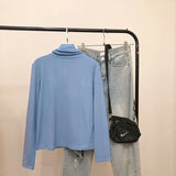 Sleeve T-shirts Women 4XL All-match Ulzzang Simple Teens Top Tees Harajuku Stylish Soft Fashion Clothing Elegant