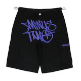 Hip-Hop Trendy Printed Overalls Shorts High Street Fashion Brand Fashionable Neuter Style Five-Cent