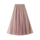 Sema Yarn Half-Dress Woman Hanging Super Fairy Yarn Cover Across The Big Swing A Word Long Skirt