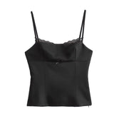 New Silk Satin Textured Underwear Printed Blouse