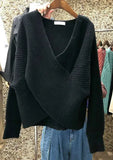 Zingj Autumn And Winter Korean Version Of Personality, Foreign Style, Fashion, Pure Color, Cross Bat Sleeves, Sweaters And Women's