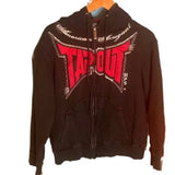 Zipper Hoodie Vintage Street Hip-Hop Loose Printing Spring And Autumn