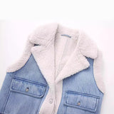 Fashion Vest With Double-Sided Pockets In Autumn