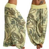 Digital Printing Long Wide-leg Casual