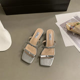 Zingj Skirt French Evening Wind Slippers Female Summer Outside Wear 2023 New Korean Version Of The Gentle Fairy Holiday Thick With Cool