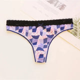 Women's Panties Underwear Women Plus Size Bow Sexy Lingerie Panty Thongs and G String Tanga T-back Seamless String