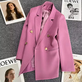 Zingj Suit Jacket Female Korean Version Fried Street Leisure Commuting Joker Spring And Autumn Popular 2024 Spring Autumn