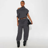 Knitted Sweater Set Hottie Simple Cardigan Ass Skirt Set Winter Two-Piece
