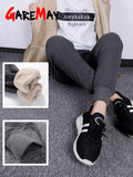 Winter Women Cashmere Warm Pants Casual Thick Velvet Tracksuit Pants Loose Wool Sweatpants for
