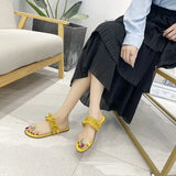 Large Size Sandals And Slippers For Women 2024 New Toe Sandals Pineapple Lace Sandals From