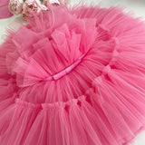 Baby Baptism Dresses 3 2 1 Year Birthday Dress For Baby Girl Clothing Princess Party Dress Christening Tutu Gown