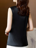Tank Top Women 2023 Summer Women Clothing White Crop Top Basic Lace Cami Office Lady V-neck Sexy Blouse Soild Womens