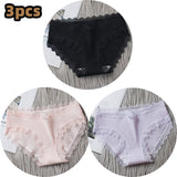 Cotton Panties Women Comfortable Underwears Sexy Middle-Waisted Underpants Female Lingerie Big Size Ladies