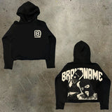 Men's Hoodie Y2K Original Hip-Hop Cartoon Graphic Printing Pullover Fashion Leisure