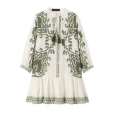Summer Print Holiday Style Mini Dress