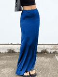 Stretchy Y2K Maxi Skirt- Outfit