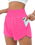 Women's Sports Shorts Quick-Dry Loose Leisure High-Waist Side Zipper Fitness Yoga Three-Point