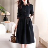 2025 New Cardigan Women's V-Necked Squints Sweater Jacket Loose Pearl Buckle Knitting