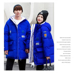 In The Winter Of 2024, Both Sides Wear Long Cotton Clothes Male Popular Brand Ruffian Handsome Loose Design Sense Fashion Warm Padded Clothes-Outfit