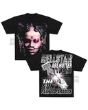 Pattern Retro Style Original Gothic Hip Hop Animation Printing Oversized T-Shirt Loose Casual Short Sleeves For Men And