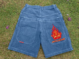 Shorts Y2K Hip Hop 2023 Original Gothic Pocket Baggy Jeans Shorts