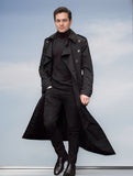 Men's Spring And Autumn Long Belt Men's Wind Coat Fashion Daily Casual Coat