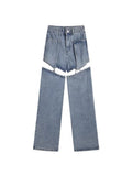 Women Jeans E-girl Summer Fashion Harajuku Y2k Wide Leg Trousers Loose High Waist Denim Pants Design Streetwear Plus