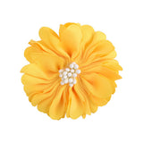 Pcs/lot New Sweet Chiffon Fabric Flower Hair Clips For Girls Safety Hairpin Boutique Barrettes Headwear Kids Hair