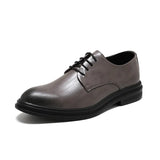Zingj Size Men's Shoes Direct Sales English Style Business Casual Leather Shoes Summer High Sense Wedding Groom's Shoes