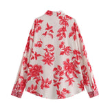 Summer Flower Printed Shirt 5029154 Skirt