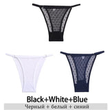 Transparent Floral Lace Panties Women Low-Waist Underpant Hollow Out Thong Female G-String Underwear Lingerie
