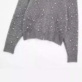 Autumn Pearl Knitted Pilot Jacket