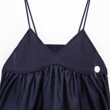 Early Spring, The New Stitching Knitted Solid Color Stretch Strap Top