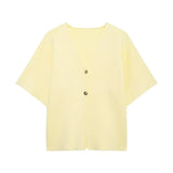New Flat-Sleeve V-Neck Sports Knitwear Jacket