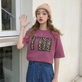 Women Harajuku Milk Printed Kawaii BF Couple Clothes Unisex Loose Long Summer Tee Top Womens Tshirt Korean Style