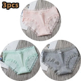 Cotton Panties Women Comfortable Underwears Sexy Middle-Waisted Underpants Female Lingerie Big Size Ladies